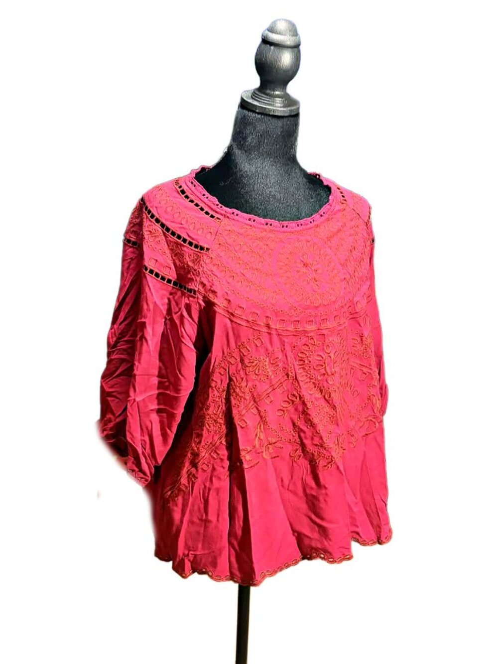 Honey Punch Embroidered Blouse